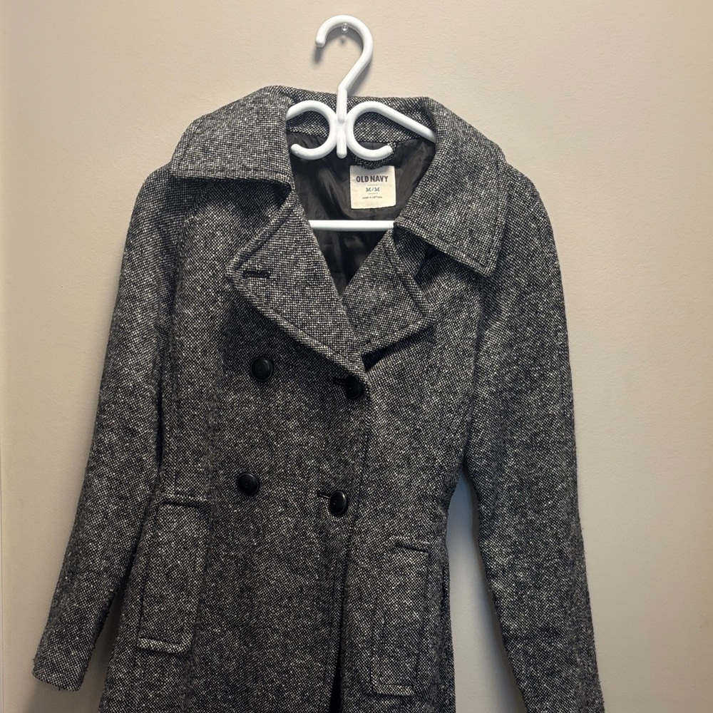 Old Navy Women's Charcoal Peacoat